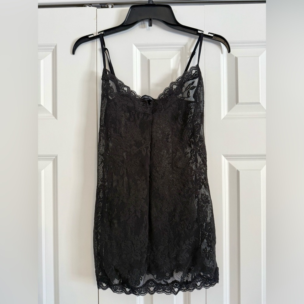 Victoria's Secret Black Lace Slip